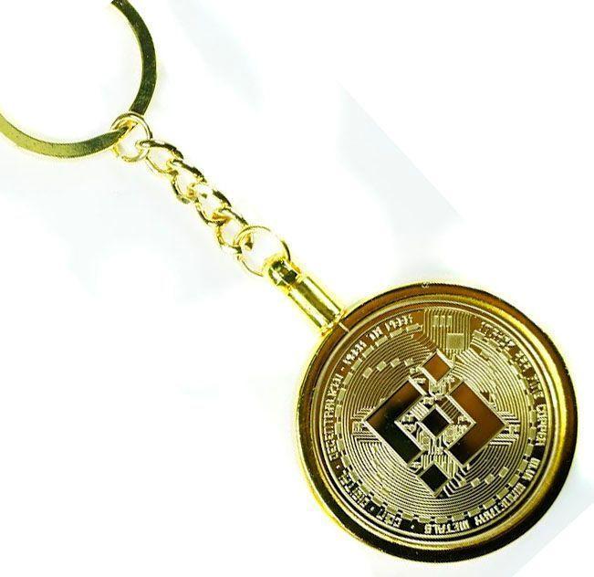 Llavero Binance Goldr Exclusivo Alta Calidad De Lujo. AJ20-2