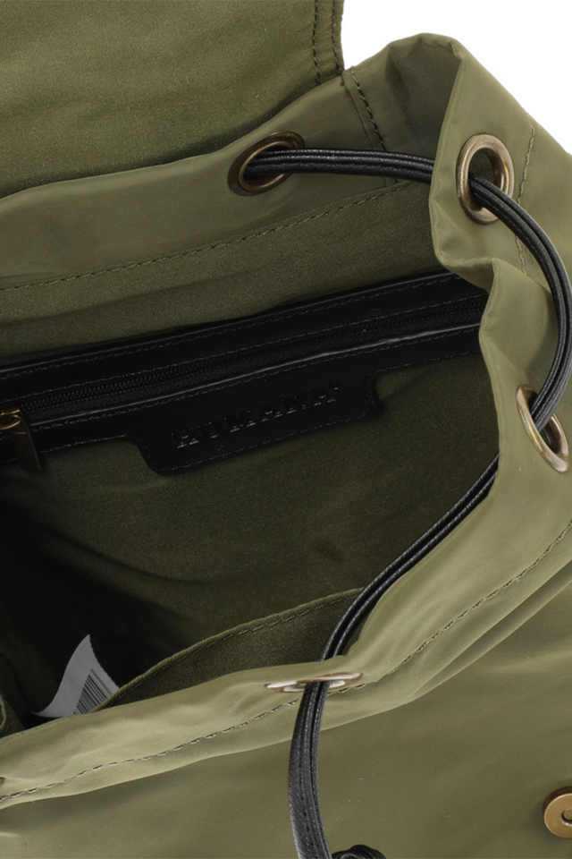 Mochila Nylon Militar Verde Humana-2
