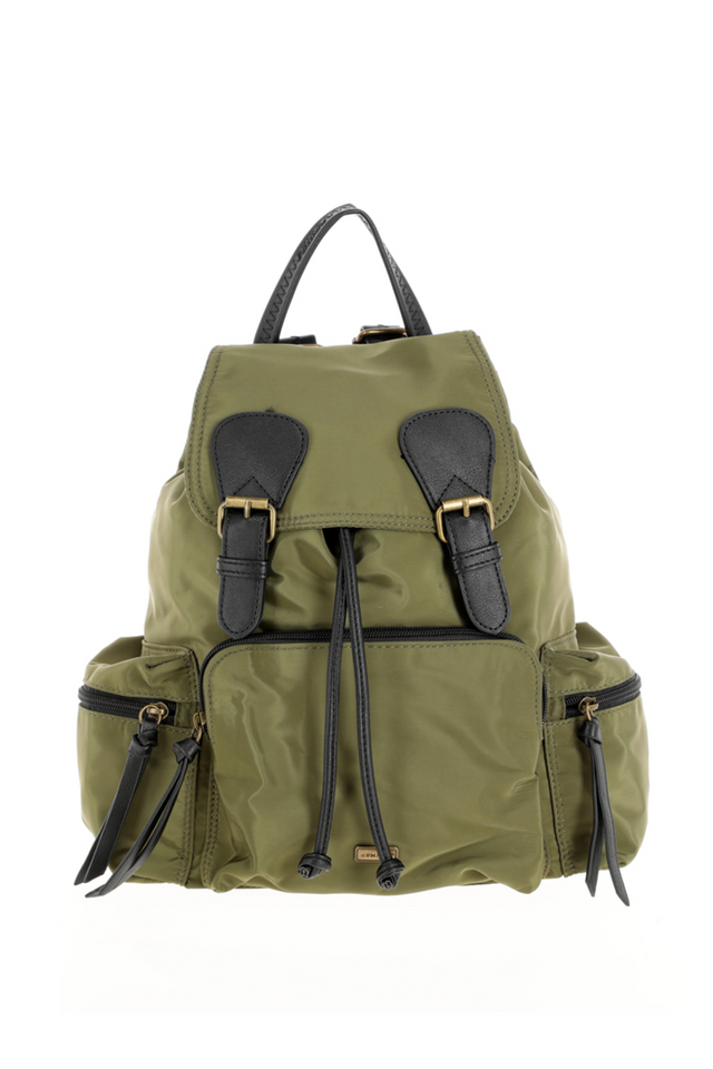 Mochila Nylon Militar Verde Humana-0