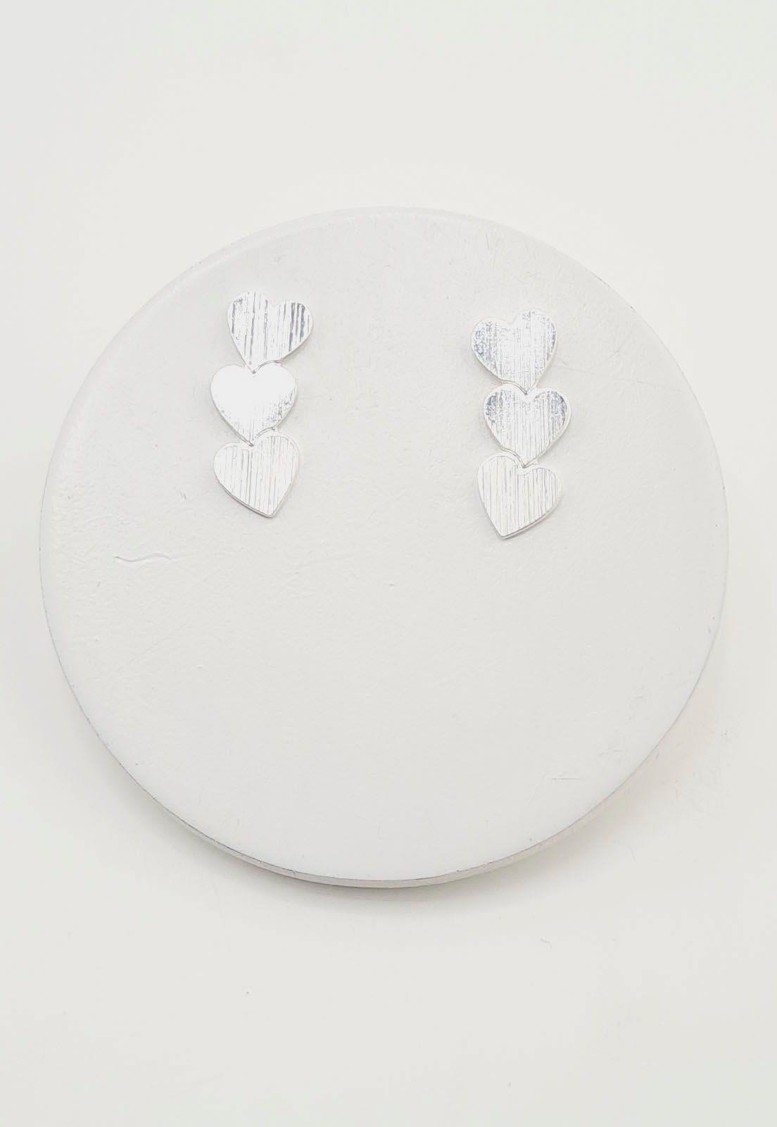 Pack Aros Baño de Oro Blanco Cali.-3