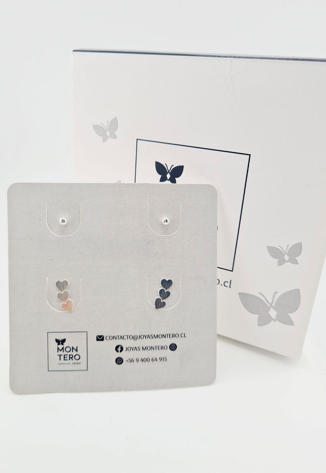 Pack Aros Baño de Oro Blanco Cali.-6