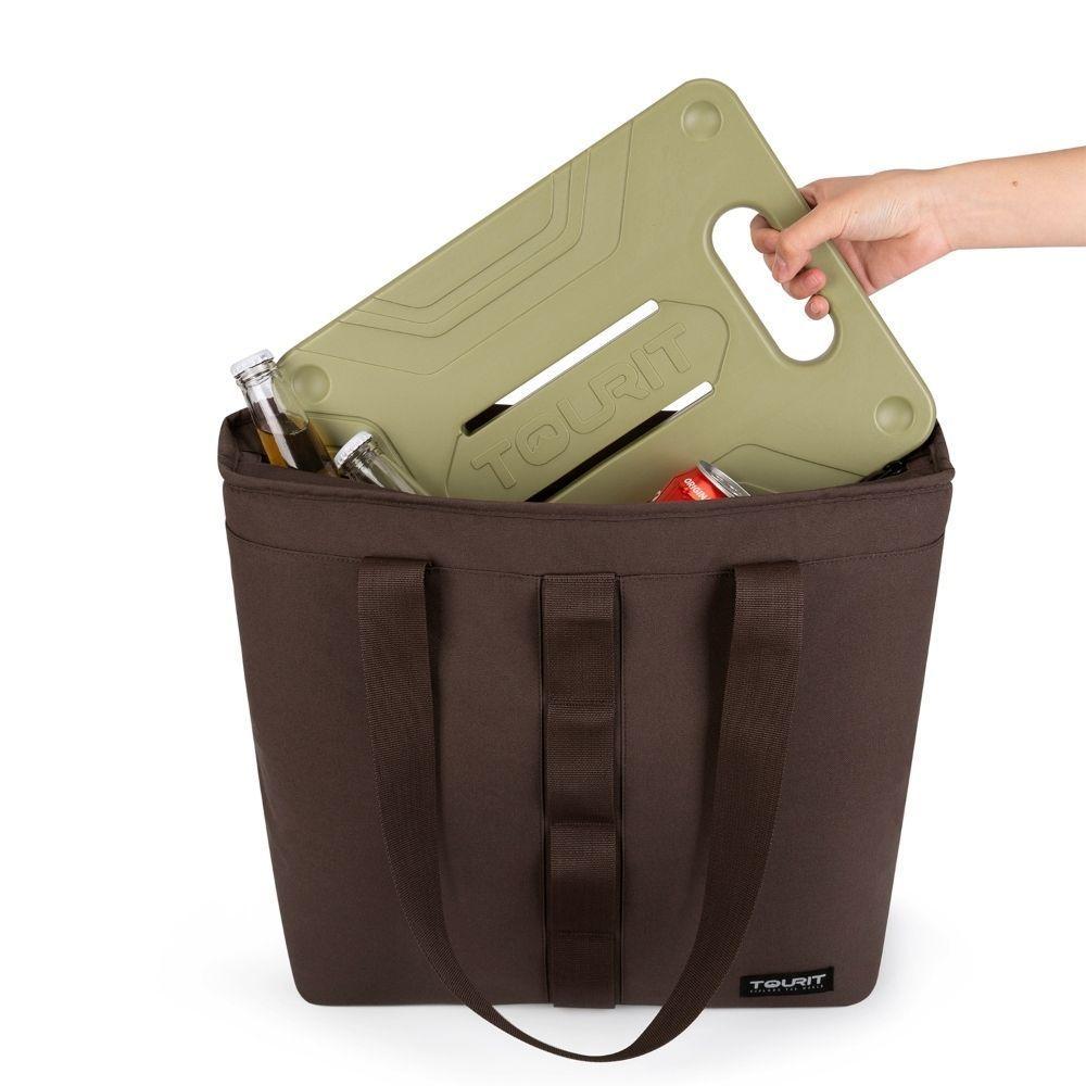 Tourit Bolso Fiambrera Cooler Grande - Marrón-3