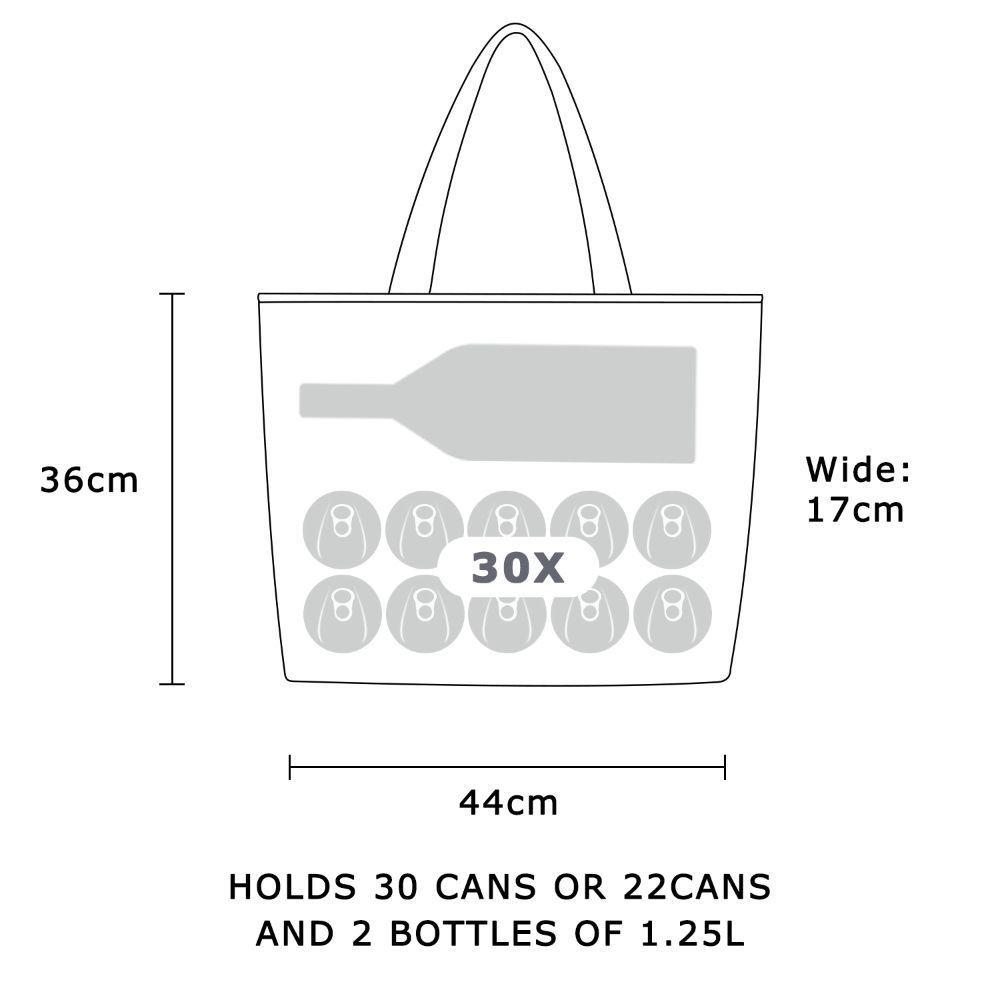 Tourit Bolso Fiambrera Cooler Grande - Marrón-7