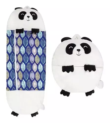 Saco De Dormir Infantil Bolsa Para Camping Panda-2