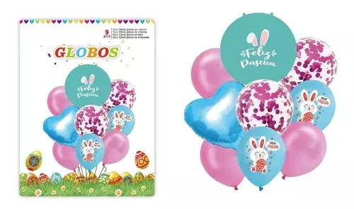 9 Globos De Pascua Globos Conejo Globos De Conejo De Pascua -2