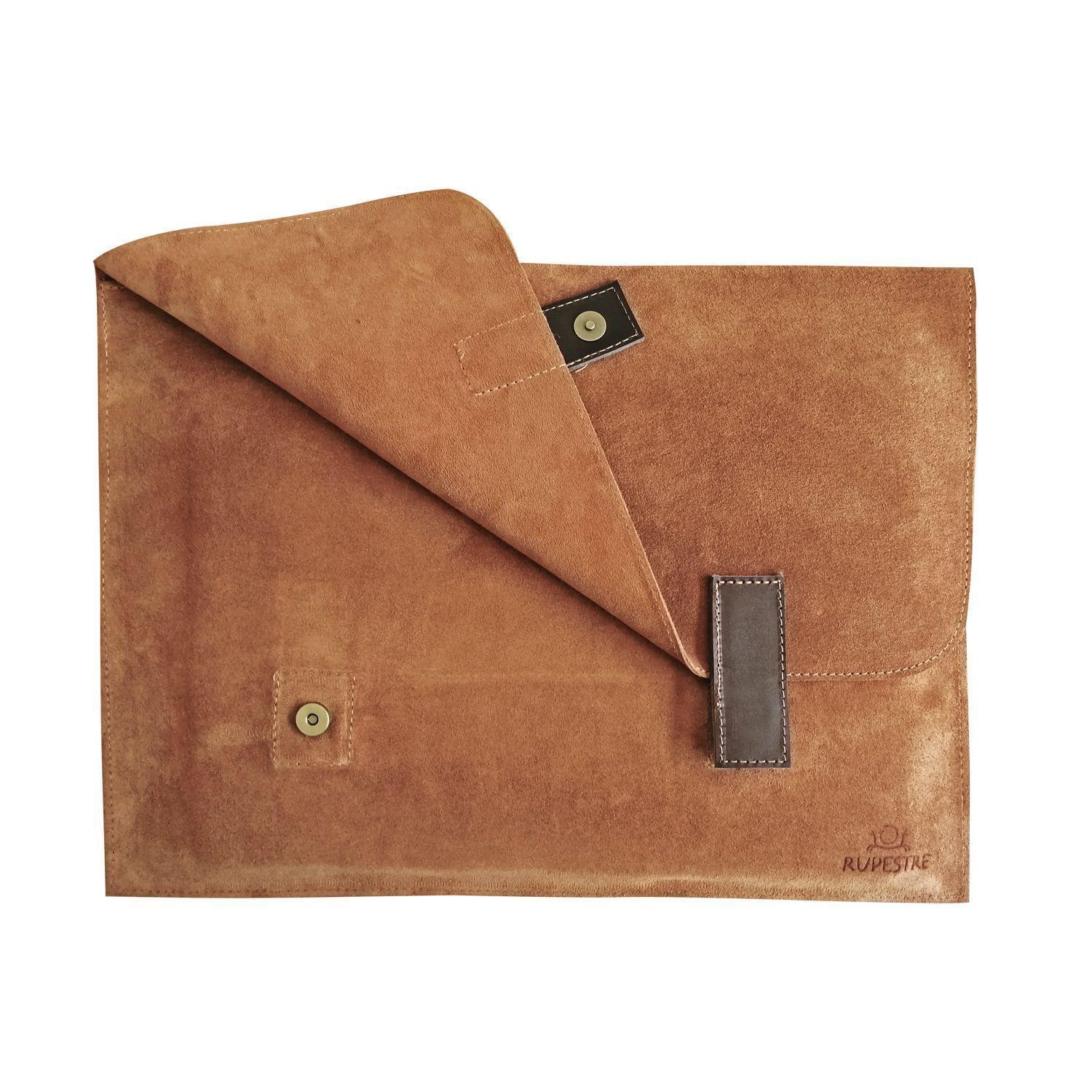 Funda de Cuero Notebook 15'' - Habano-1