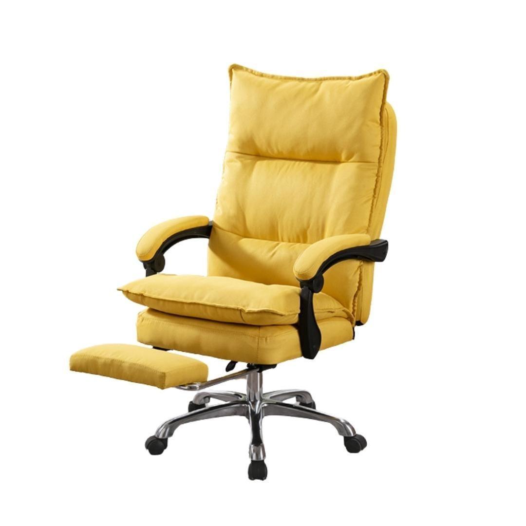 Silla Jefe De Tela Oficina Con Reposapiés-0