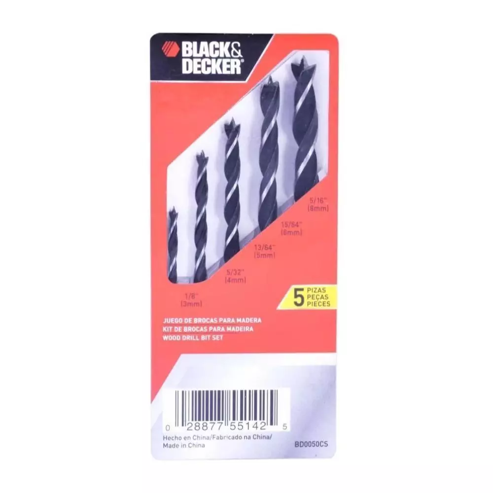 Juego 5 Pzas Madera BD0050CS Black And Decker-0
