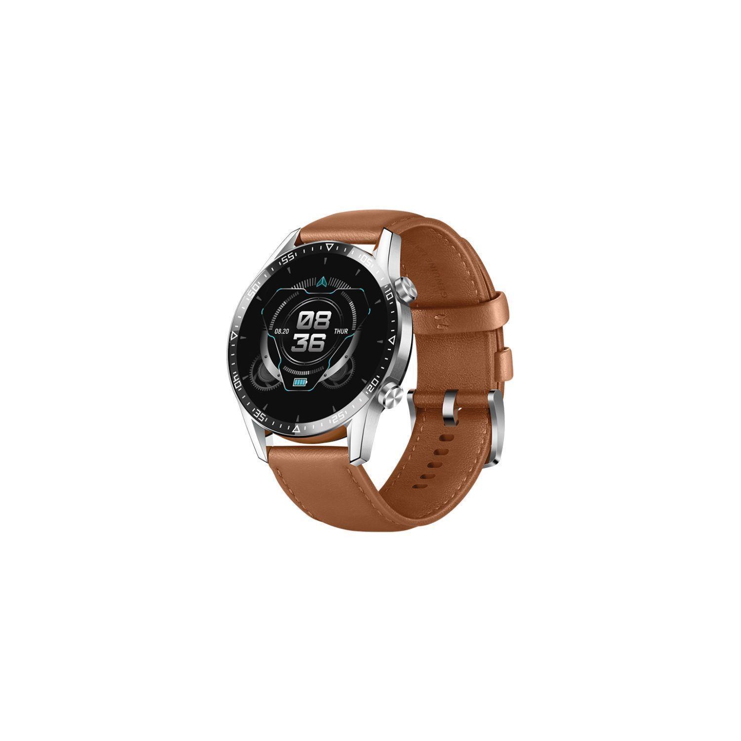 Reloj Inteligente tipo Análogo Smartwatch Bluetooth 4.0 Cafe-1