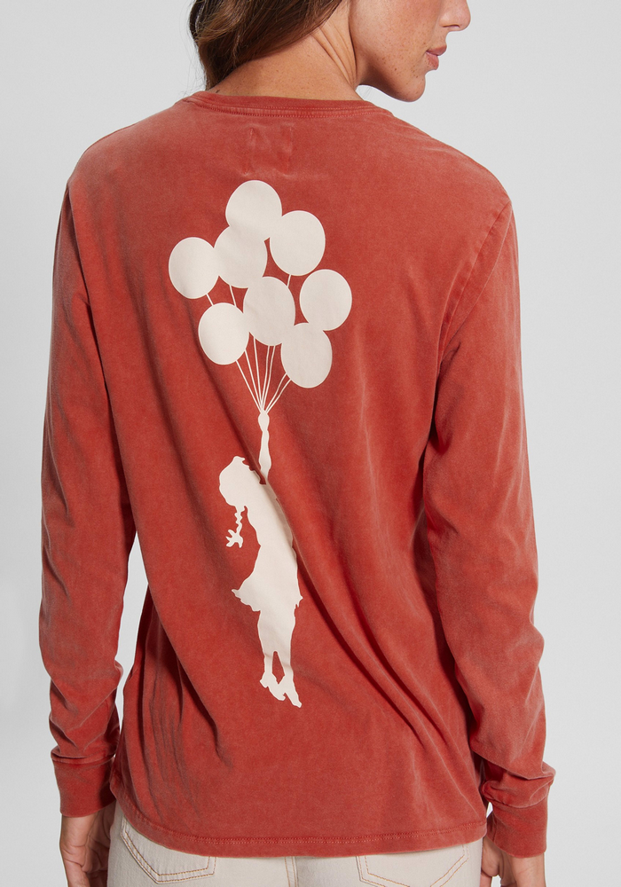 Polera Guess Ls Balloon Girl Tee G507 NARANJO-1