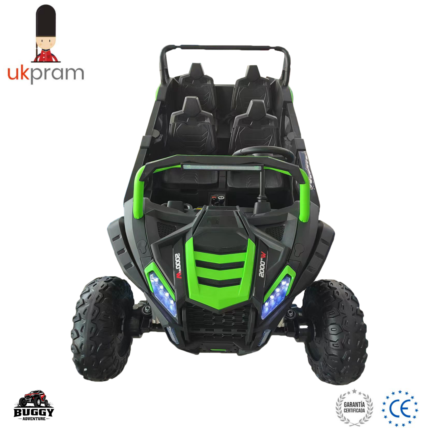 BUGGY 4x4 ELÉCTRICO XL 4 NIÑOS (auto a batería)-3