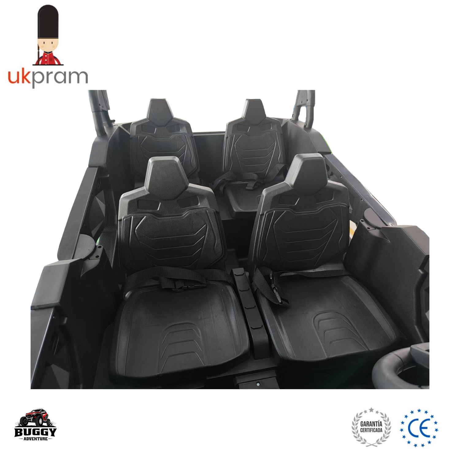 BUGGY 4x4 ELÉCTRICO XL 4 NIÑOS (auto a batería)-4