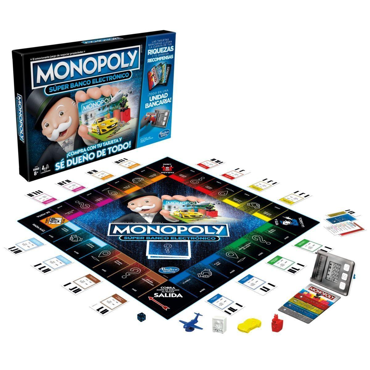 Monopoly Súper Banco Electrónico Hasbro-0