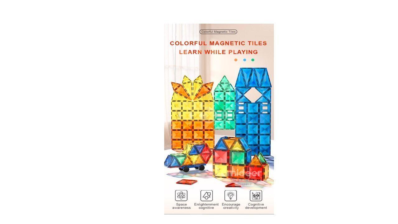 Juego De Construccion Magnetico 60 Piezas-4