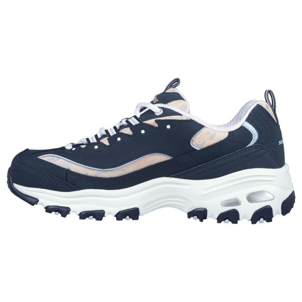 Zapatilla Mujer D'Lites Azul Skechers-3