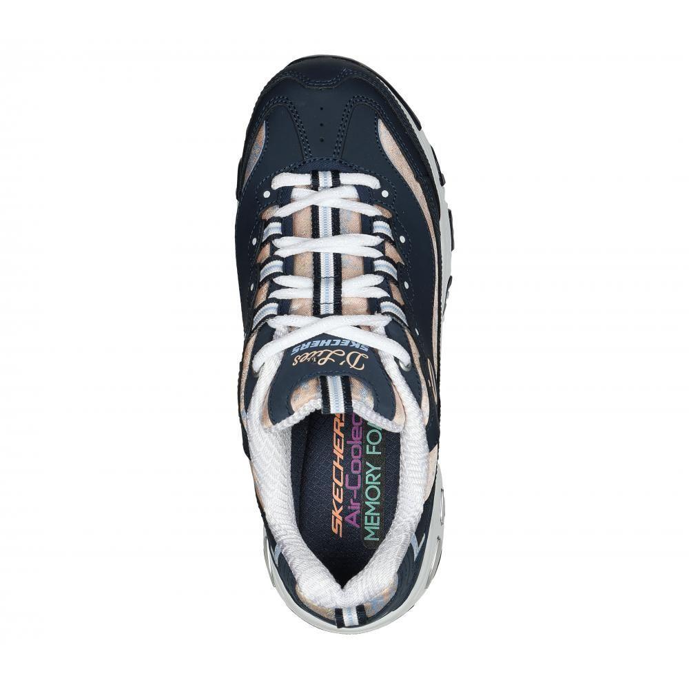 Zapatilla Mujer D'Lites Azul Skechers-1