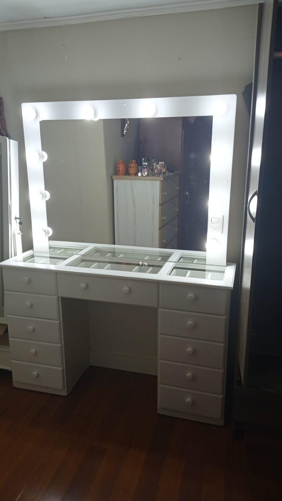 TOCADOR MAQUILLAJE HOLLYWOOD 1,33 MTS.-3