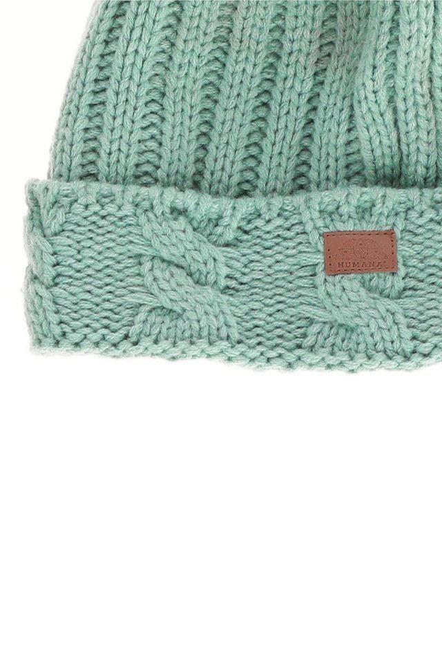 Gorro Tejido Verde Humana-1