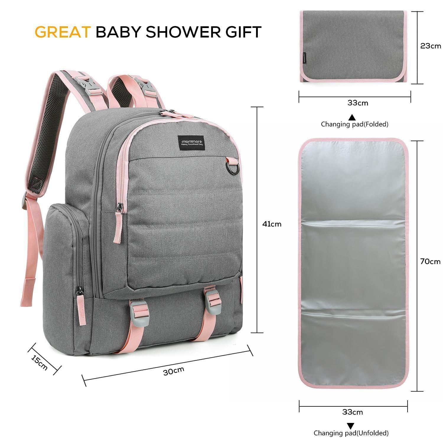 Mochila para pañales CASY para laptop de 14" - gris-1