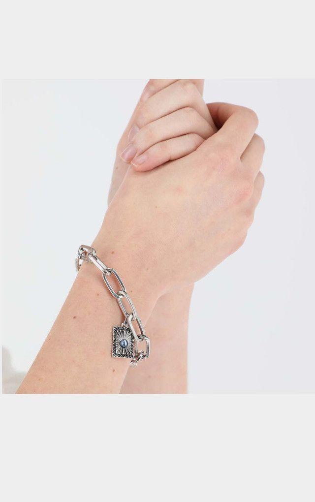 Pulsera Blanda Martina Plateada Humana-1