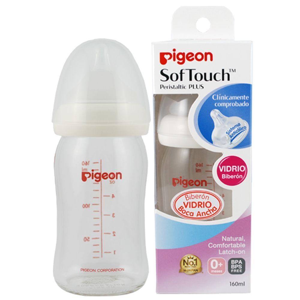 BIBERON PIGEON BOCA ANCHA VIDRIO 160 ML-0