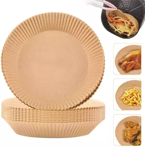 Forros Airfryer Papel Antiadherente X150 Freidoras Desechable 16 cm-0