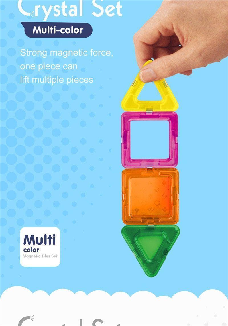 Bloques De Construcción Magnético  Con 32 pzs-0