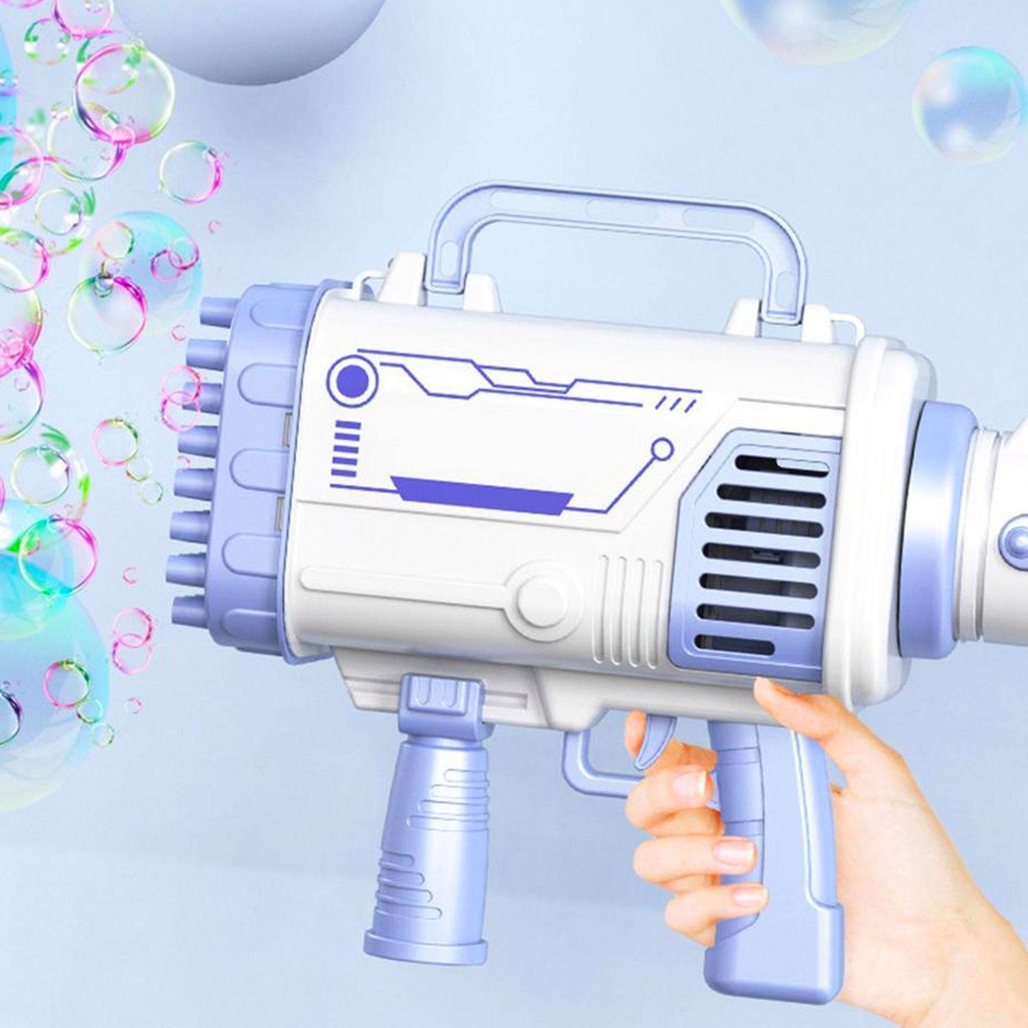 Máquina Para Burbujas Bazooka Bubble Gun 45 Agujeros-6