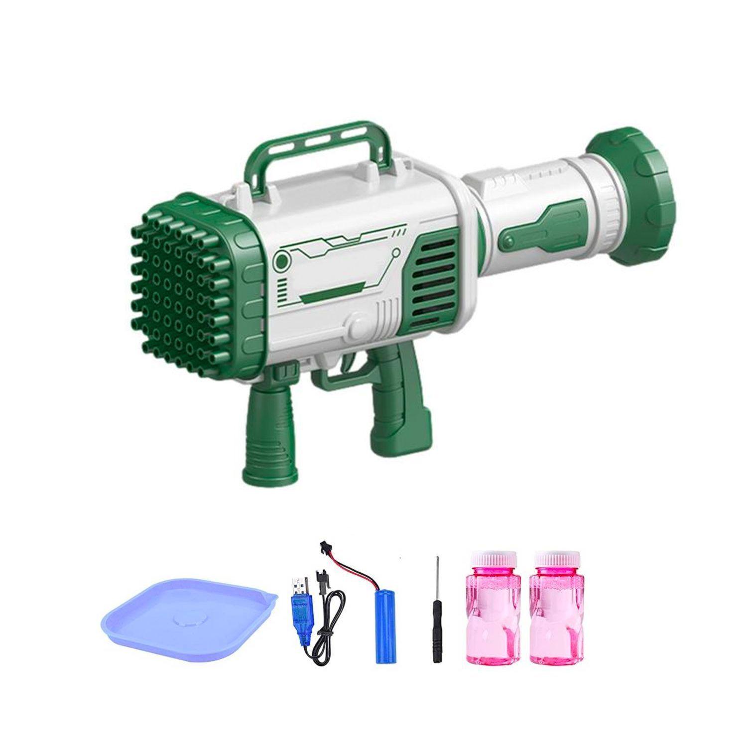 Máquina Para Burbujas Bazooka Bubble Gun 45 Agujeros-4