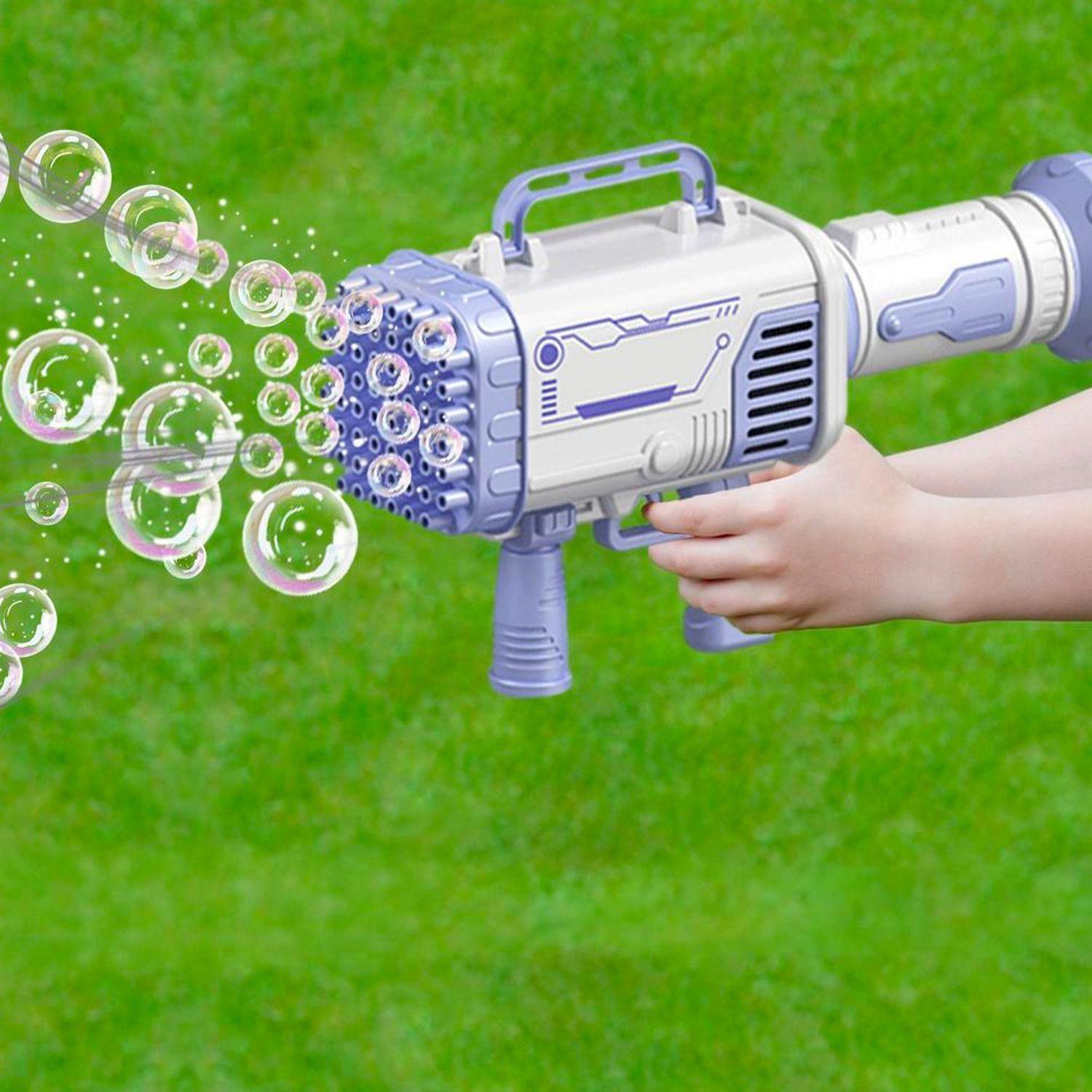 Máquina Para Burbujas Bazooka Bubble Gun 45 Agujeros-7