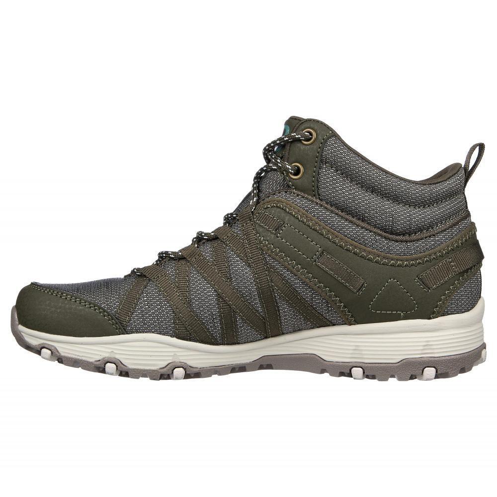 Botin Mujer Seager Hiker Verde Skechers-4