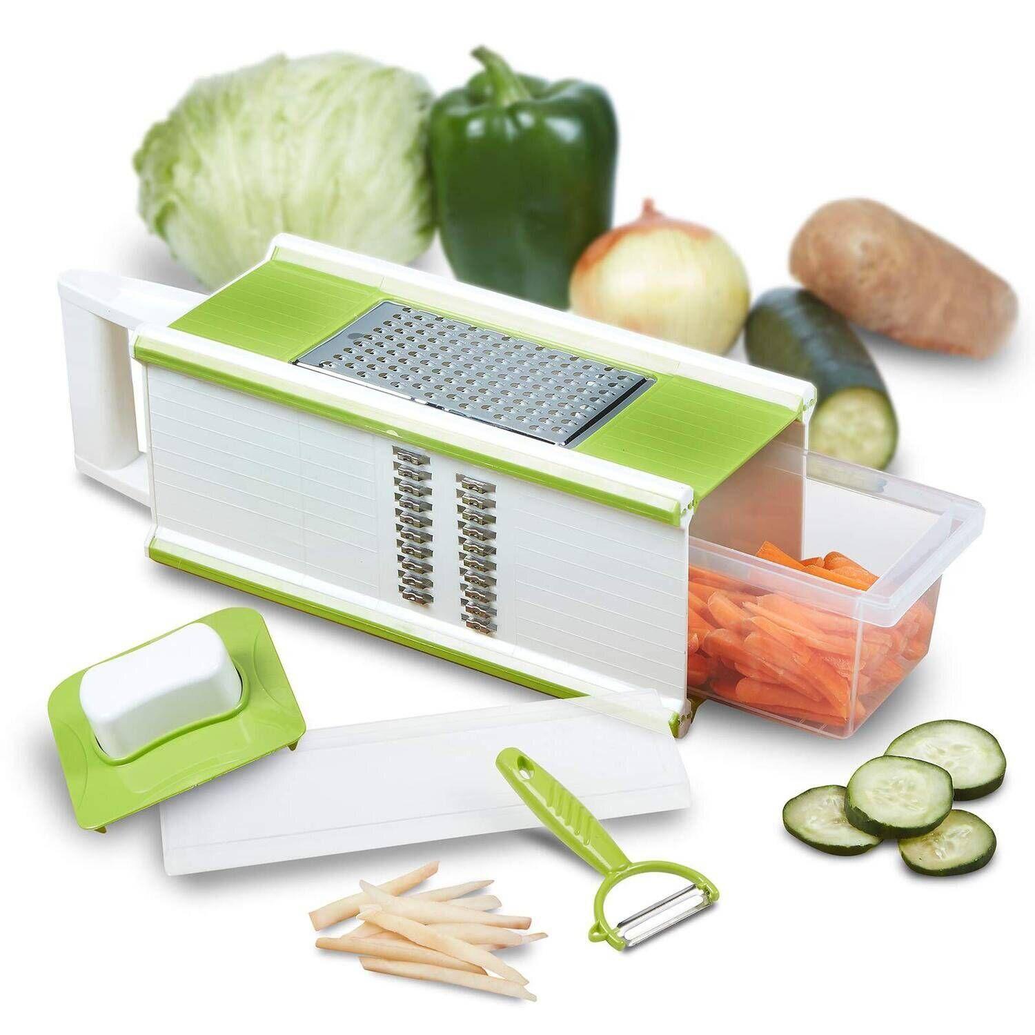 Rallador Rebanador 5 En 1 Verduras Frutas-2