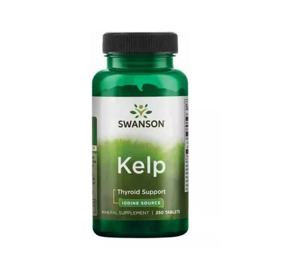 Kelp Iodine Souce 250 Tabletas - Swanson-0