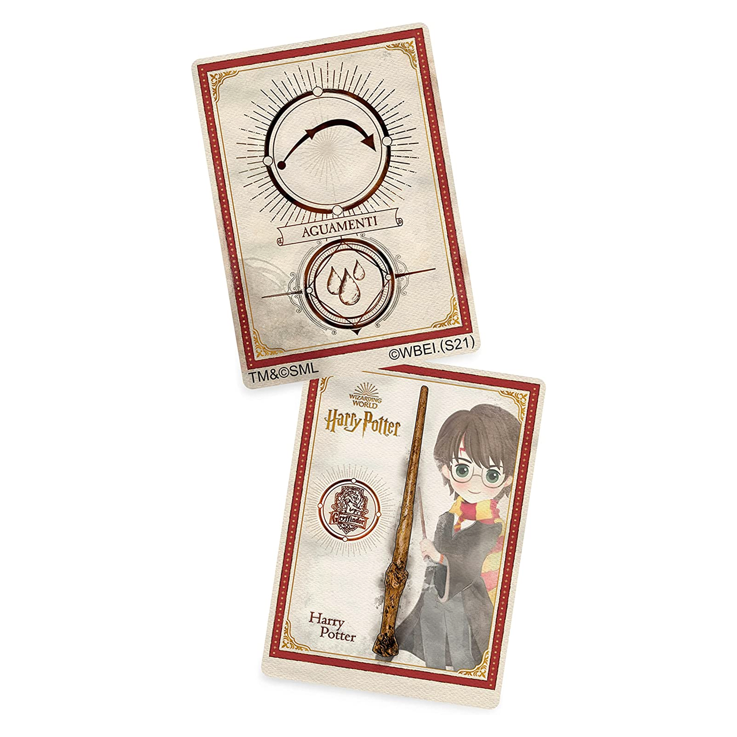 Varita Mágica Harry Potter 30 cm Con Tarjeta de Hechizos-4
