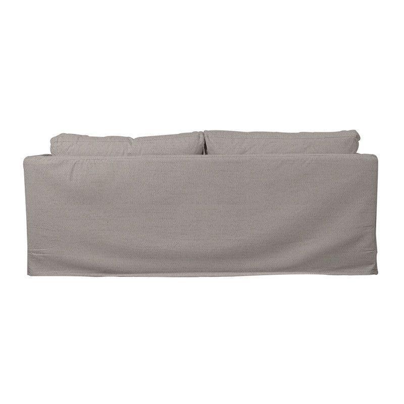 Sofá Quepe Chenille Gris Piedra 3C-2