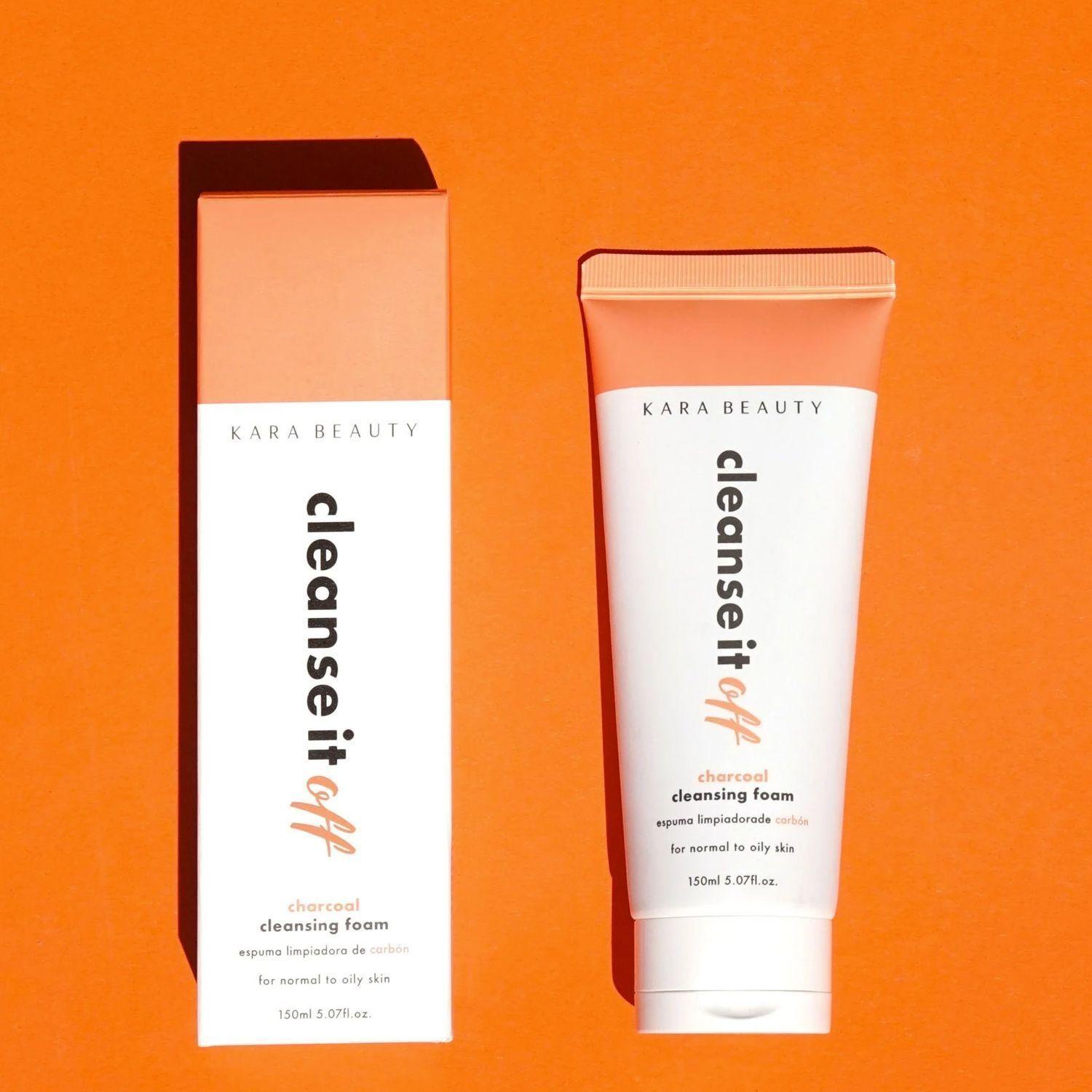 Espuma Limpiadora Facial "Cleanse It Off" Carbón Kara Beauty-1