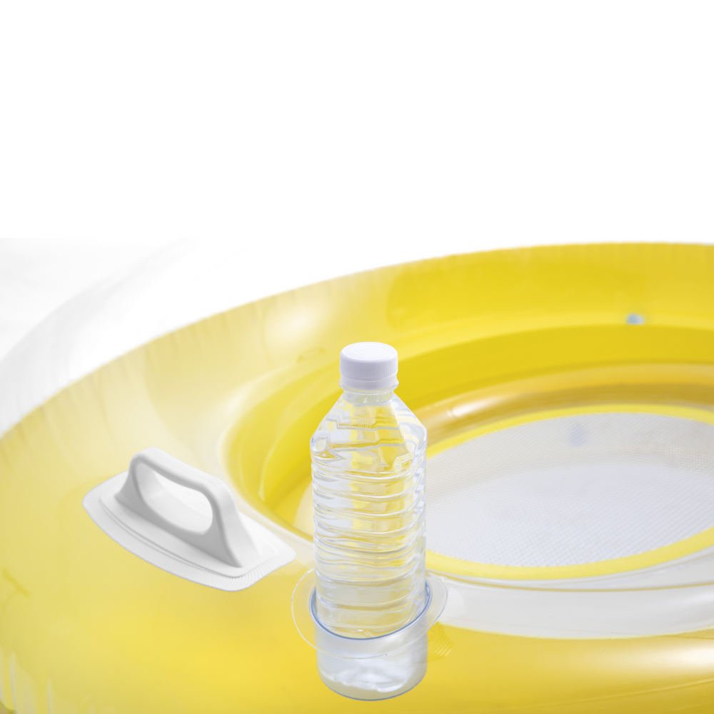 Asiento Flotante Inflable Sujetador 119Cm Amarillo-2