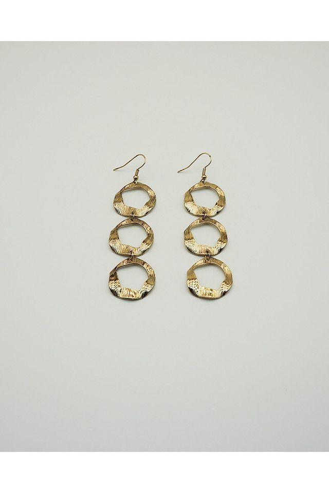 Aros Largos Round Dorados I-D-0