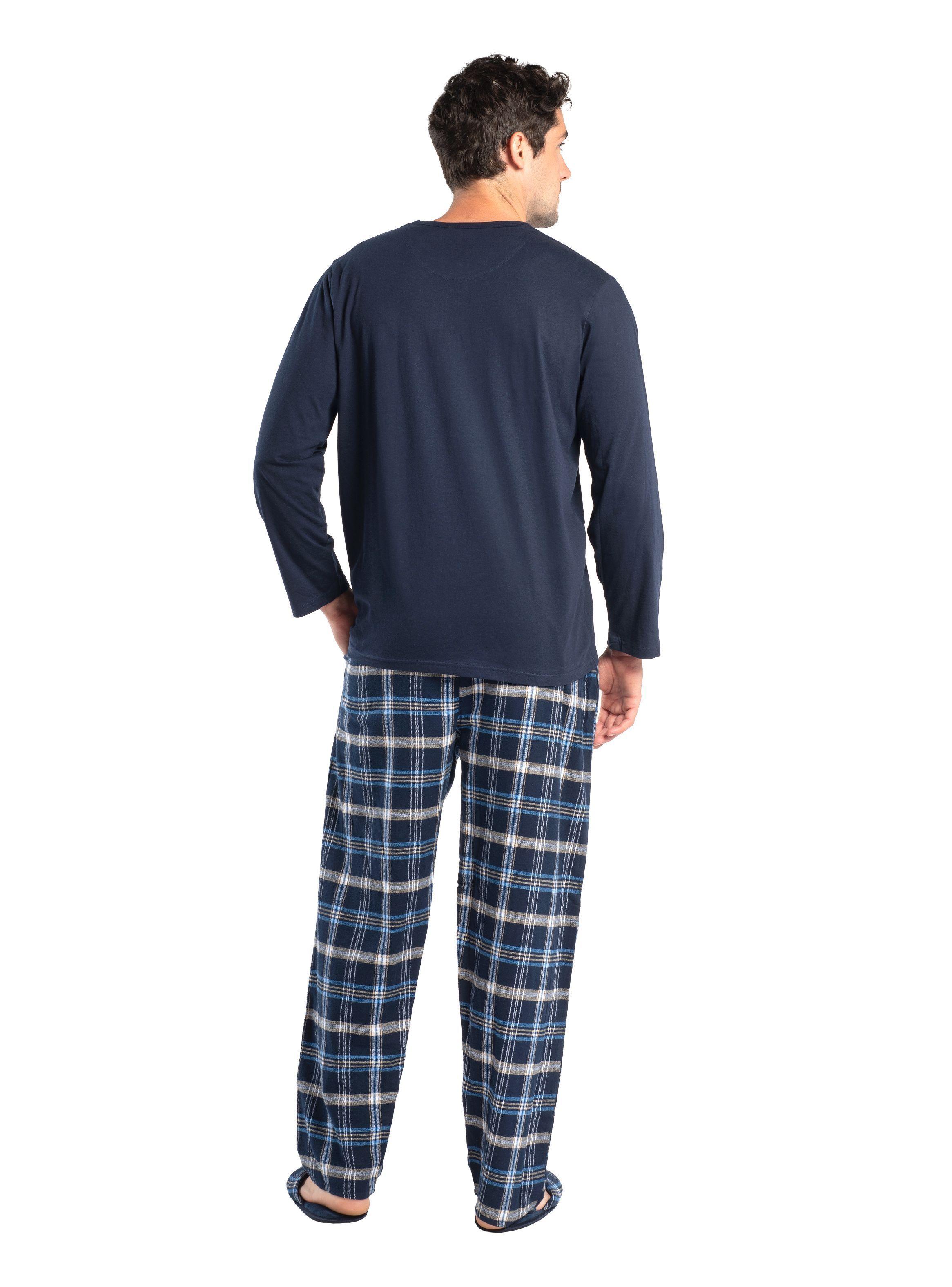 PIJAMA LARGO ALGODÓN+ PANTUFLAS-4