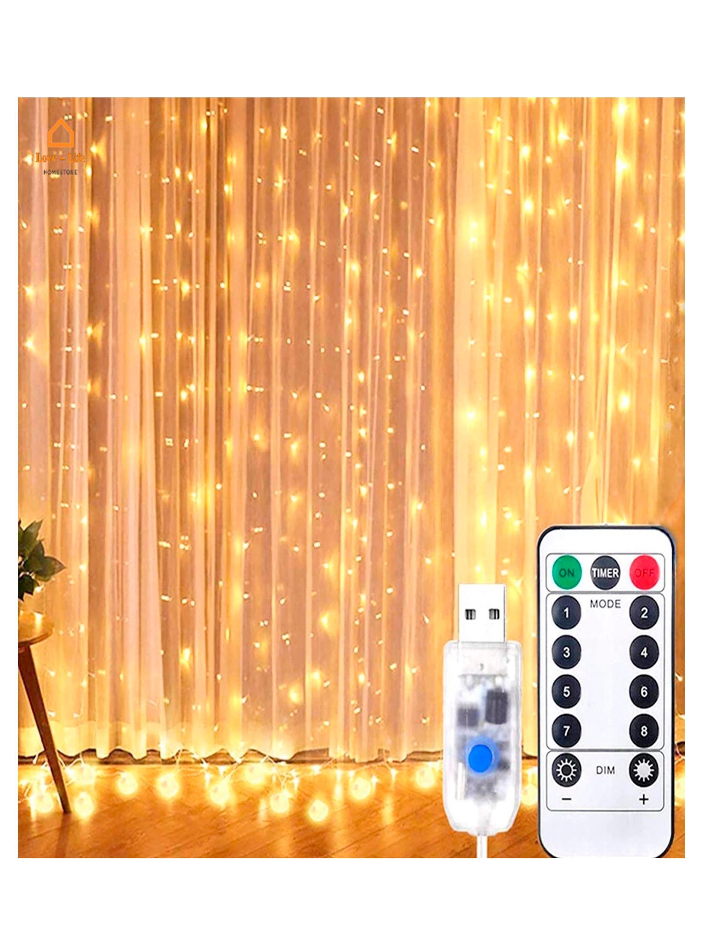 2 malla cortina luces led navideñas-0