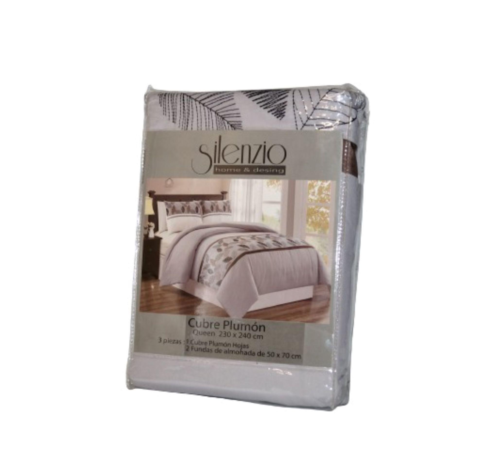 Funda de Plumón Diseño Hojas 2 plazas-0