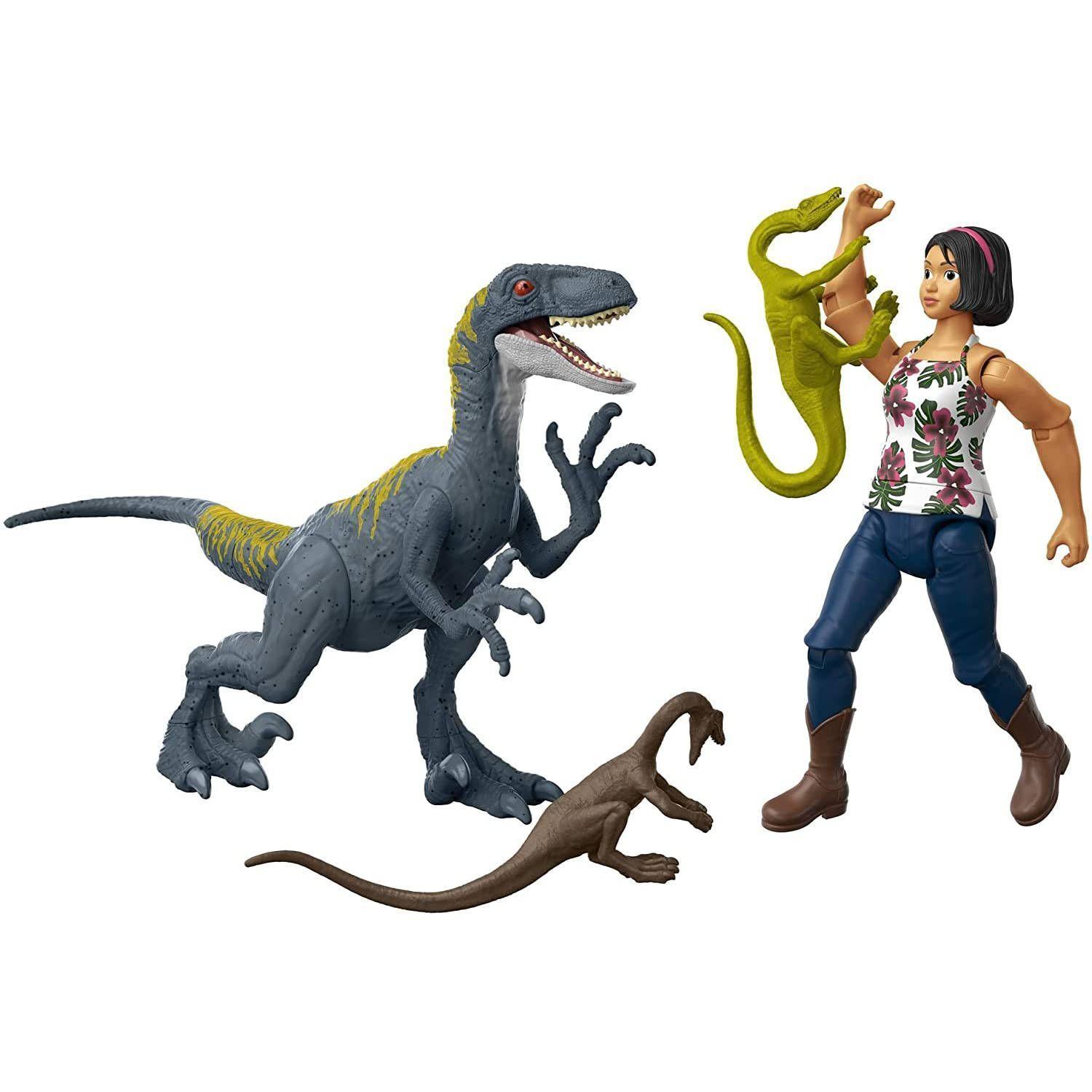 Jurassic world dominion Sammy y Velociraptor-0