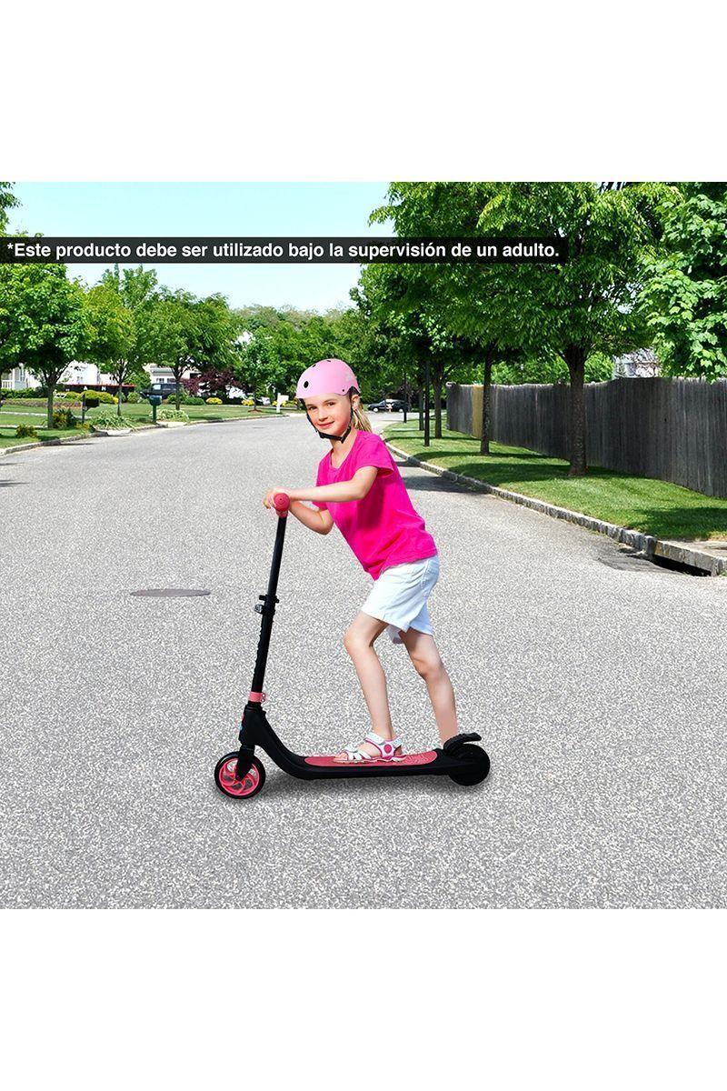 Scooter Eléctrico 12 Km/h Go Fun Rosa-5