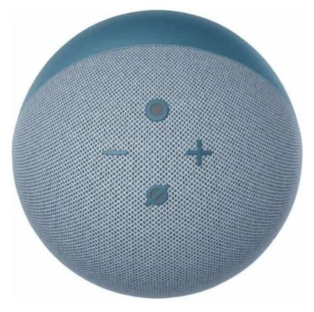Pack Amazon Echo Dot 4th asistente virtual Alexa  Azul + 3 Ampolleta-2
