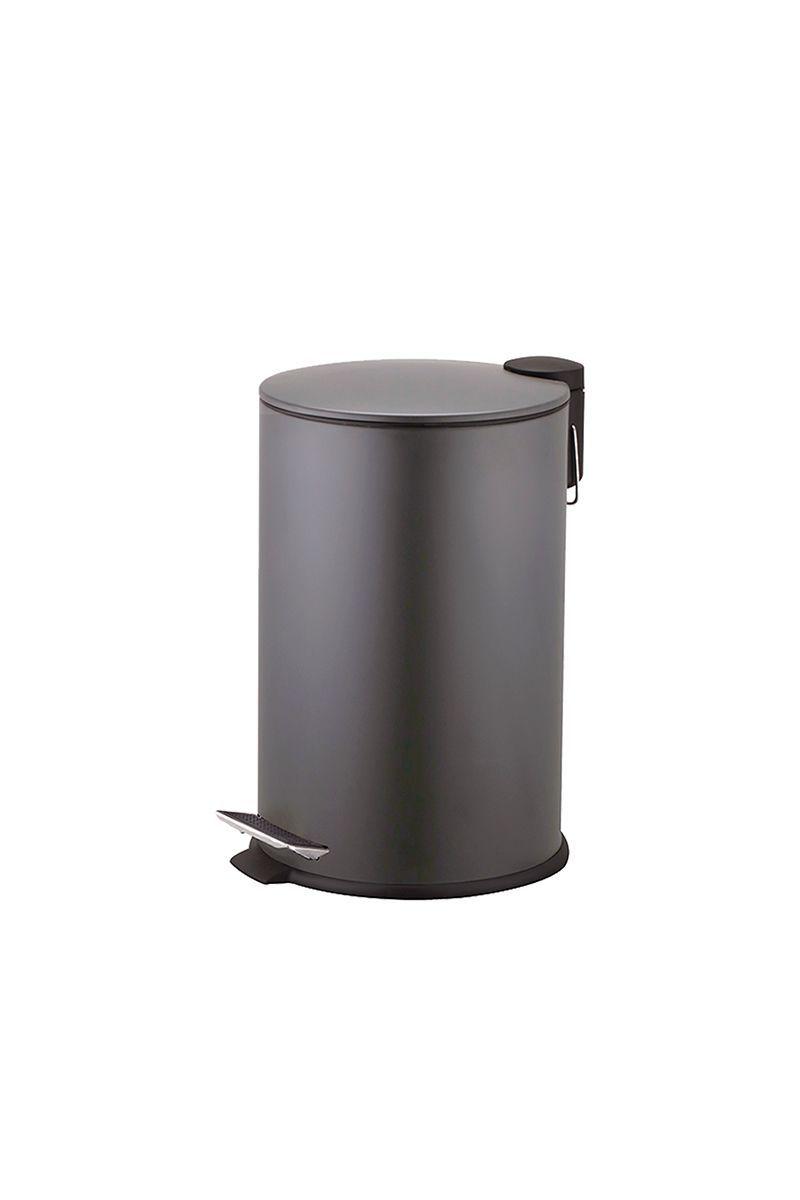 Basurero 17 L Acero Gris-0
