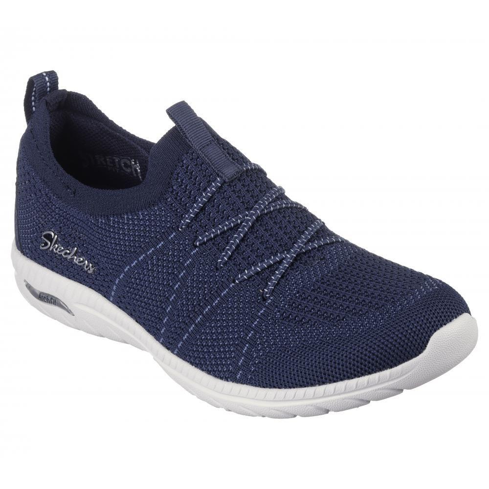 Zapatilla Mujer Arch Fit Flex Azul Skechers-0