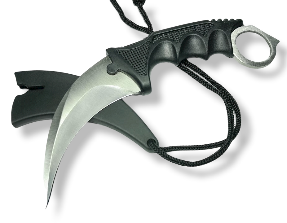 Cuchillo Navaja Karambit  strike silver AN77-2