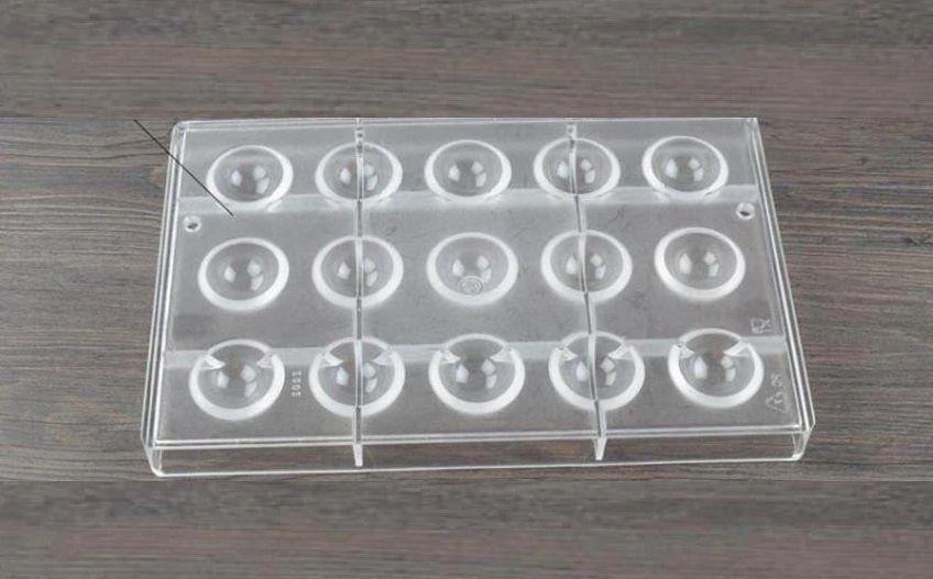 Pack X2 Moldes Chocolate Moldes De Chocolate 15circulo -3