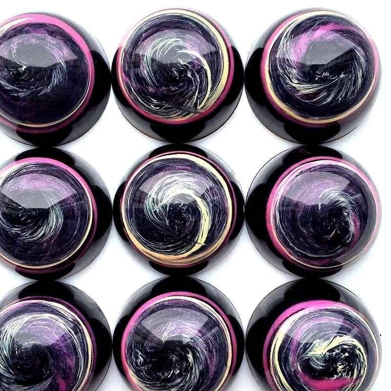 Pack X2 Moldes Chocolate Moldes De Chocolate 15circulo -4