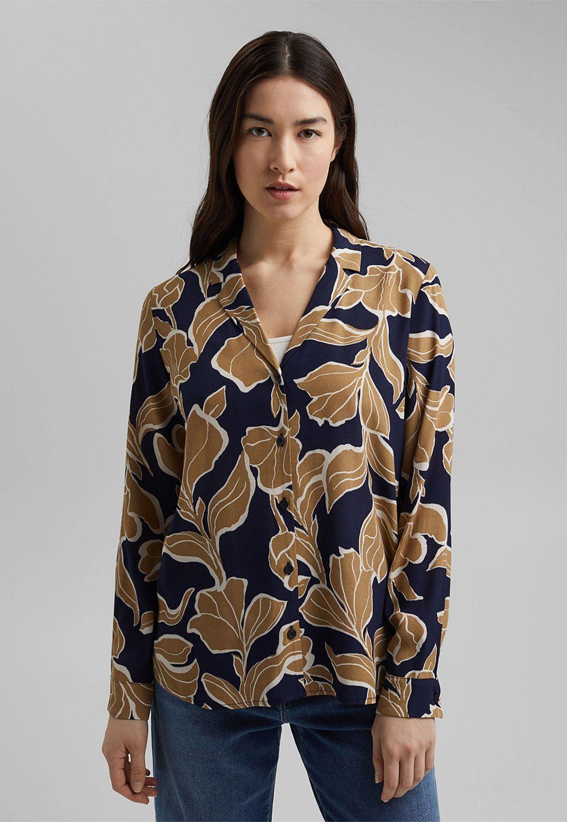 Blusa Mujer Manga Larga Estampada Esprit-0